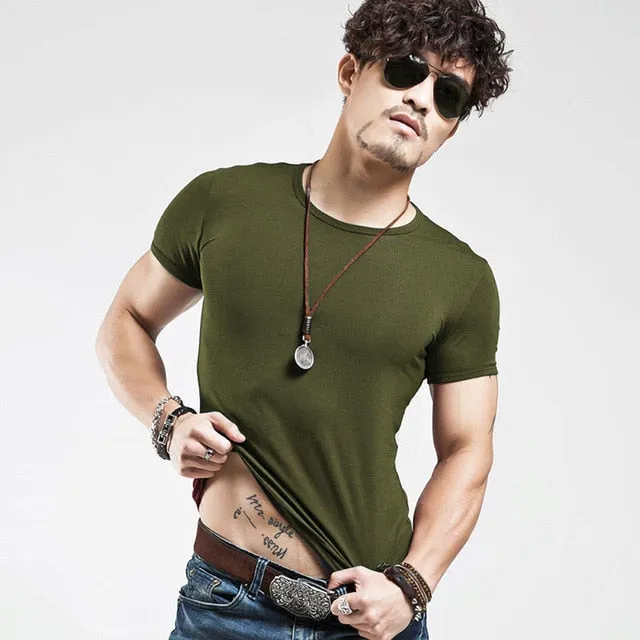 2019 MRMT Brand Clothing 10 colors Men T Shirt Fitness Casual Mens V neck Man T-shirt For Male Tshirts S-5XL Free Shipping