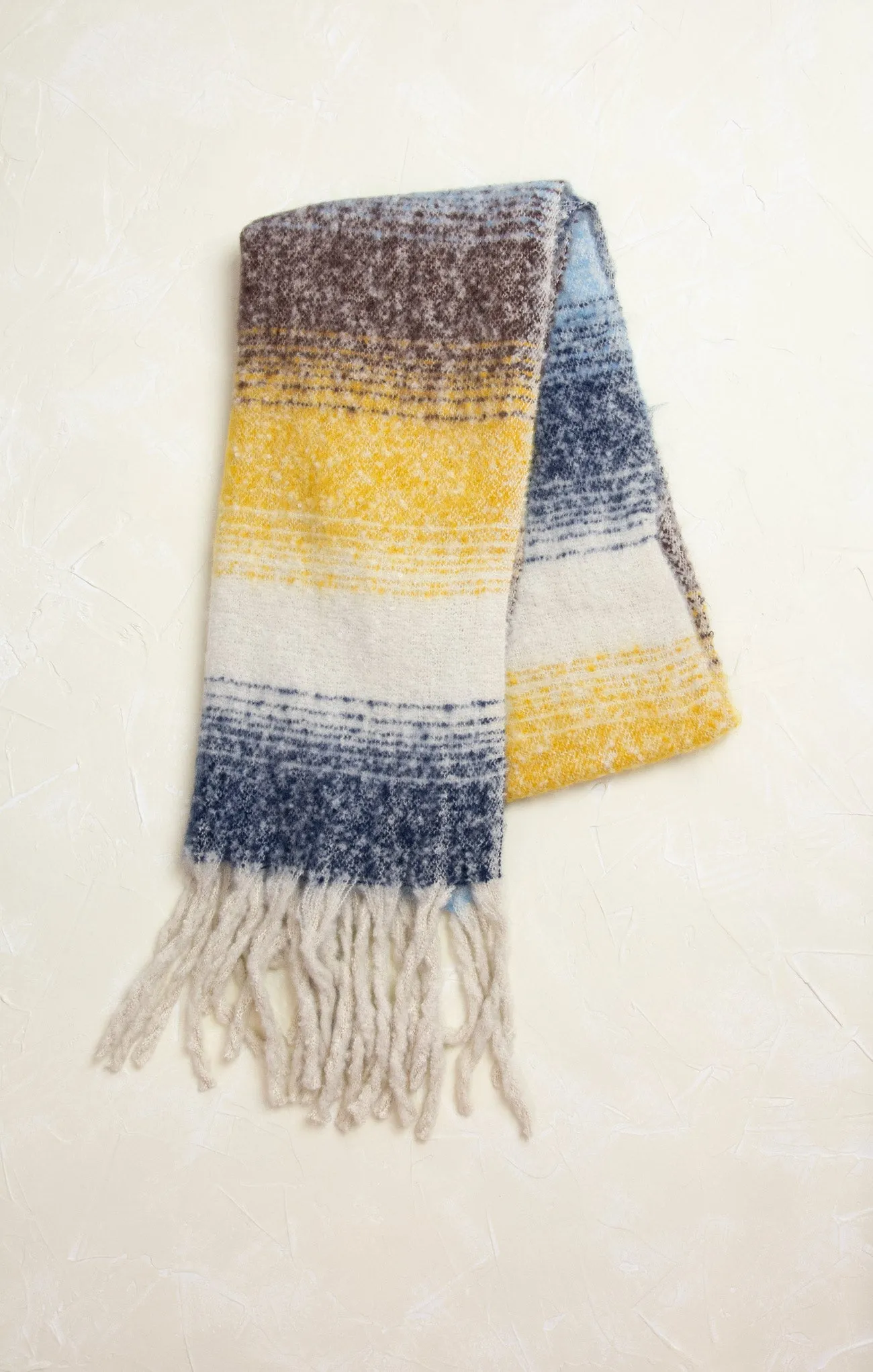 Adeline Fading Color Block Scarf