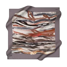 Aker Brushstroke Women Silk Scarf No. 12