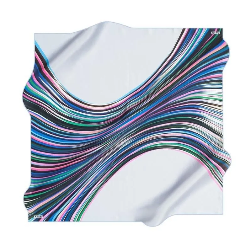 Aker Infinity Wave Silk Scarf No. 22