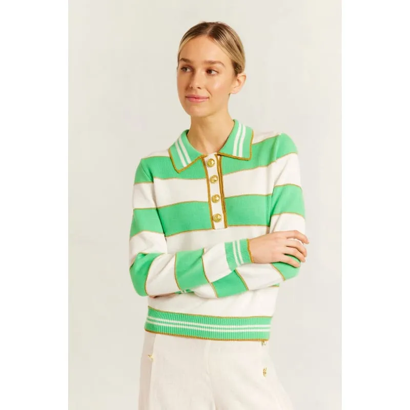 Amalfi Polo Sweater | Meadow