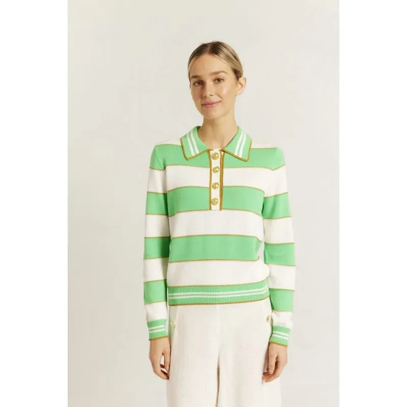 Amalfi Polo Sweater | Meadow