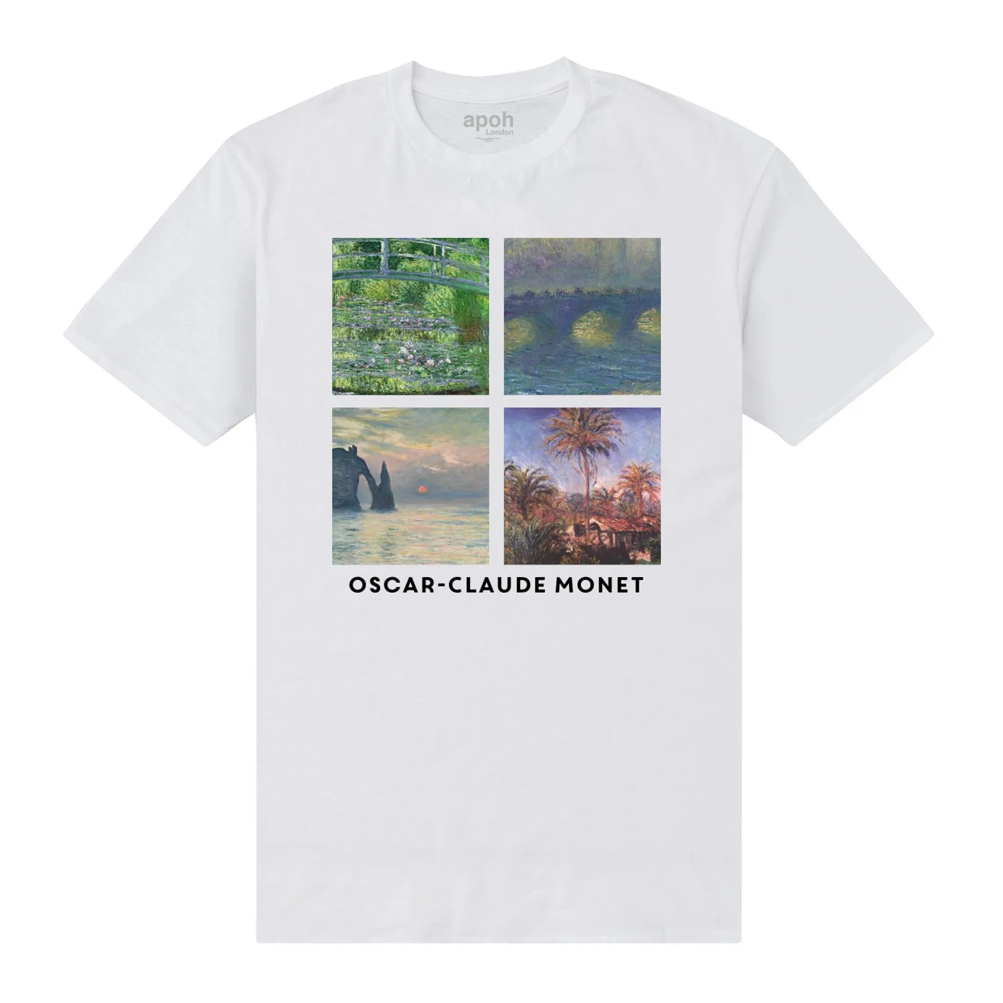 Apoh Unisex Adult Oscar-Claude Monet T-Shirt