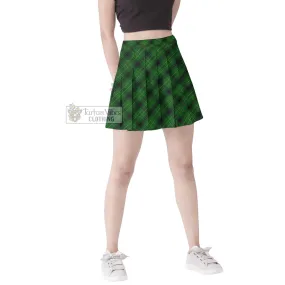 Arthur Highland Tartan Women's Plated Mini Skirt