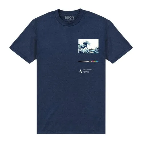 Ashmolean Museum Unisex Adult Wave T-Shirt