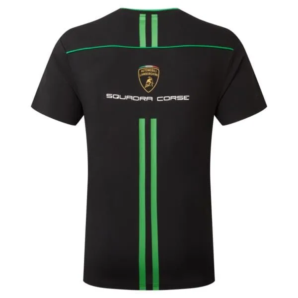 Automobili Lamborghini Squadra Corse Men's Team T-Shirt - Black