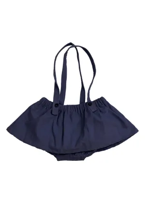 BABY CORDUROY SKIRT W. BLOOMERS - NAVY