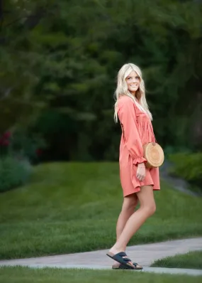 Babydoll Dress Coral