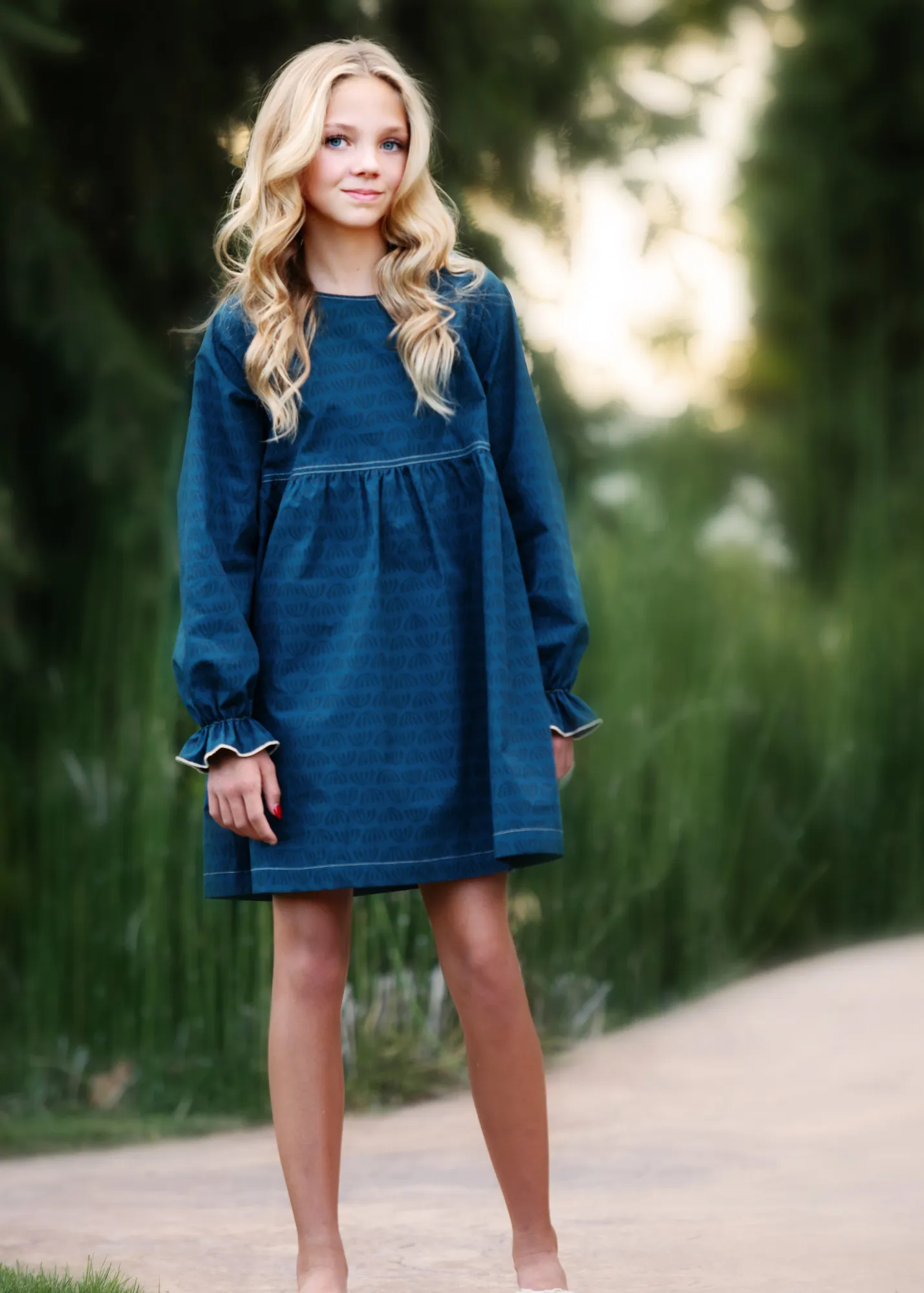 Babydoll Dress Deep Teal