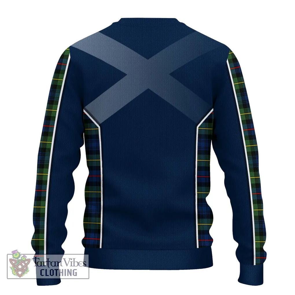 Bailey Modern Tartan Ugly Sweater with Family Crest and Lion Rampant Vibes Sport Style