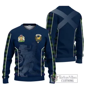 Bailey Modern Tartan Ugly Sweater with Family Crest and Lion Rampant Vibes Sport Style