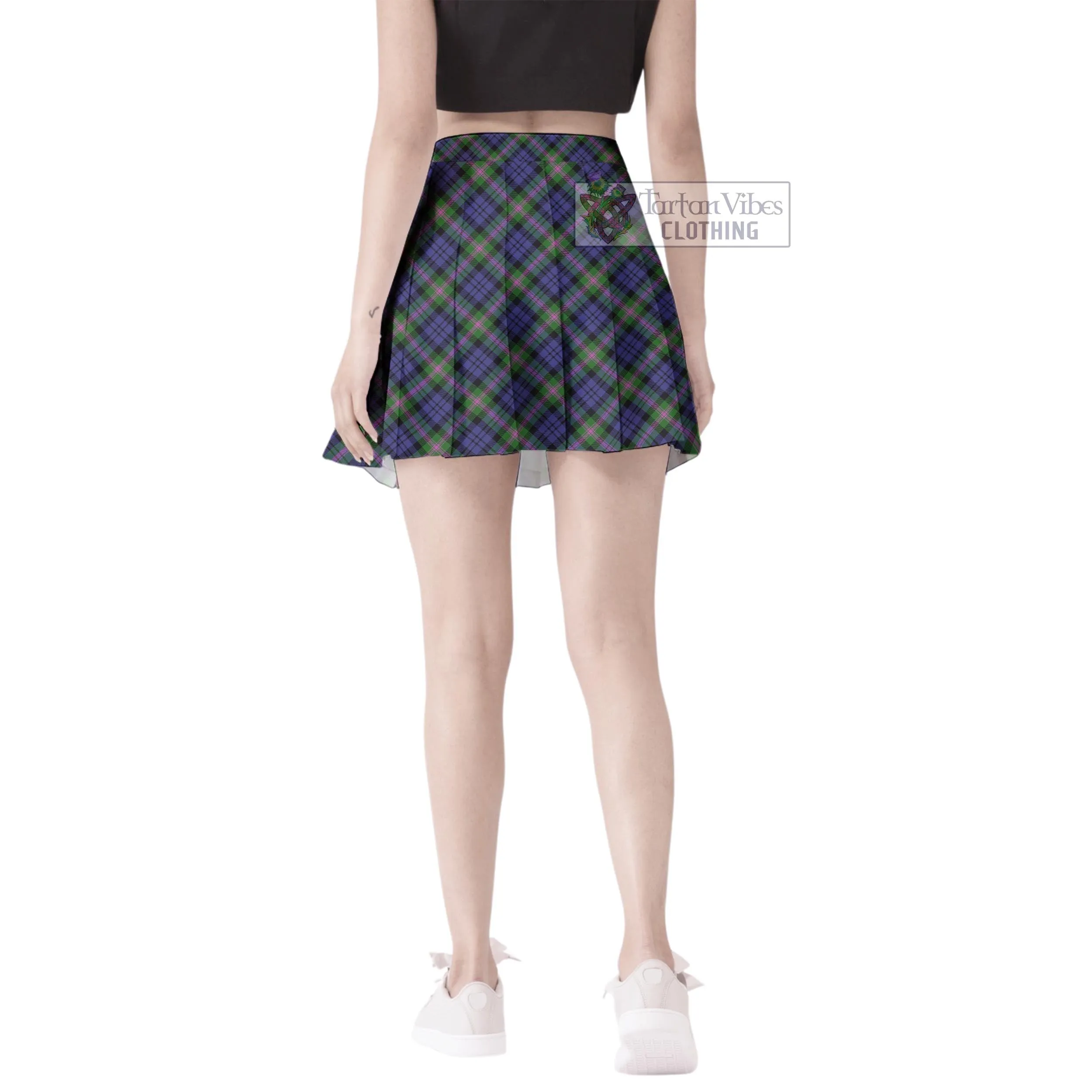 Baird Modern Tartan Women's Plated Mini Skirt