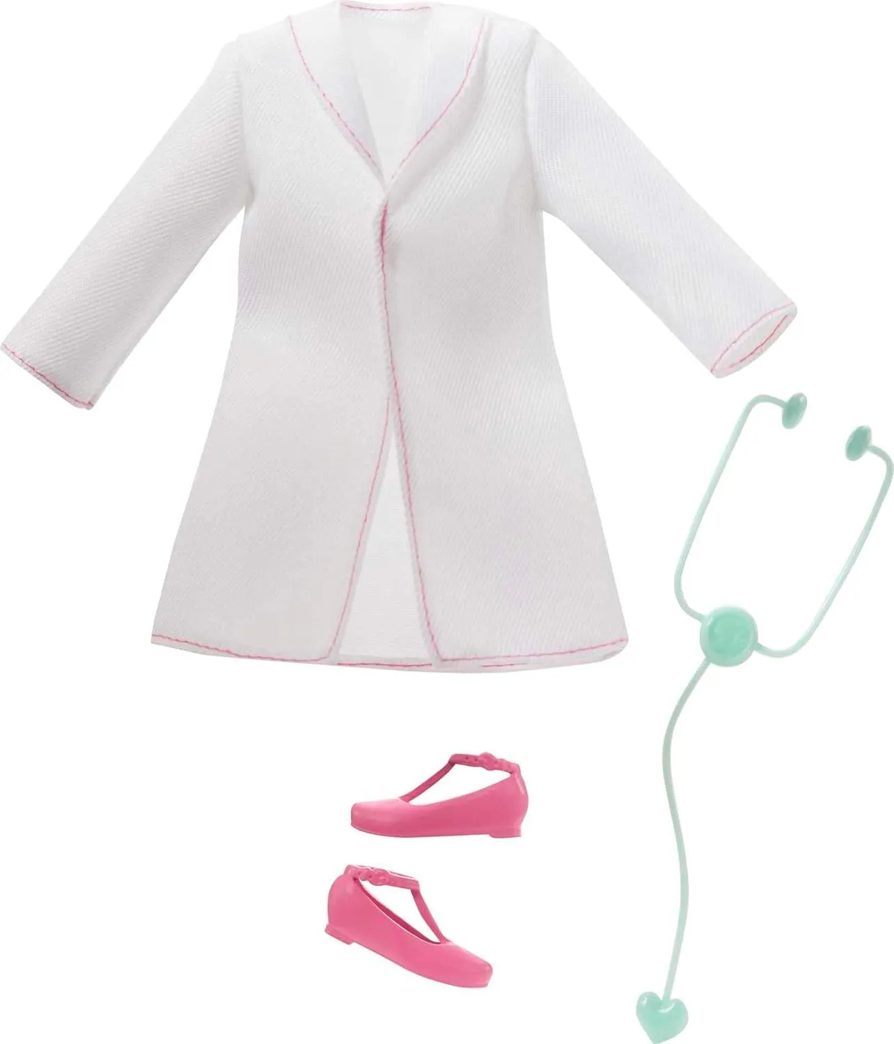 Barbie Career 12 Inch Doctor Doll with Brunette Hair, Curvy Shape With Accessories