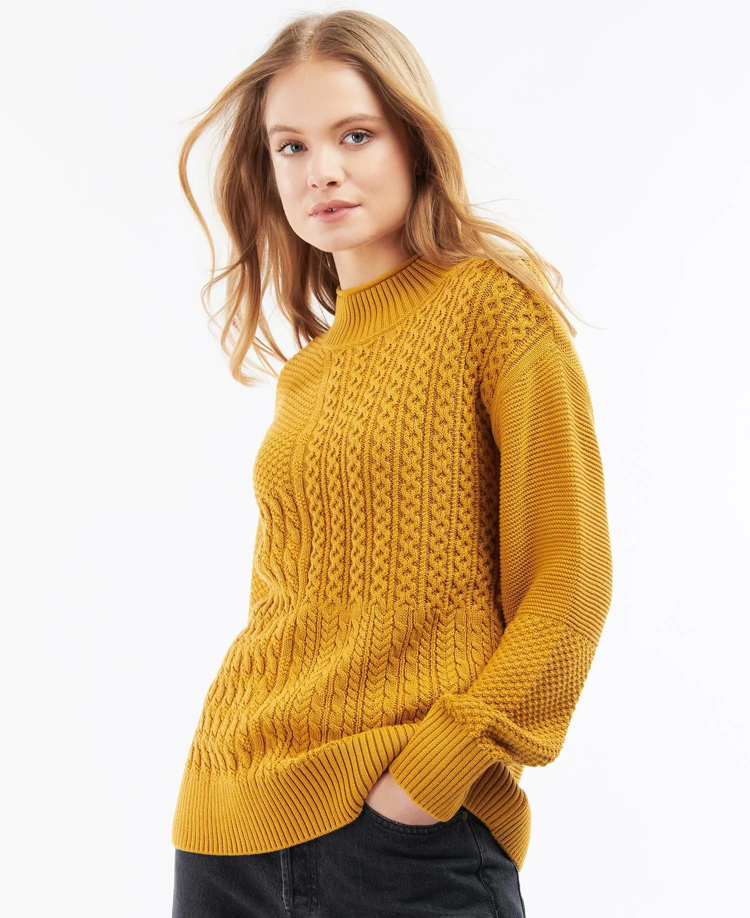 Barbour Fairbarn Knit Honeysuckle LKN1269