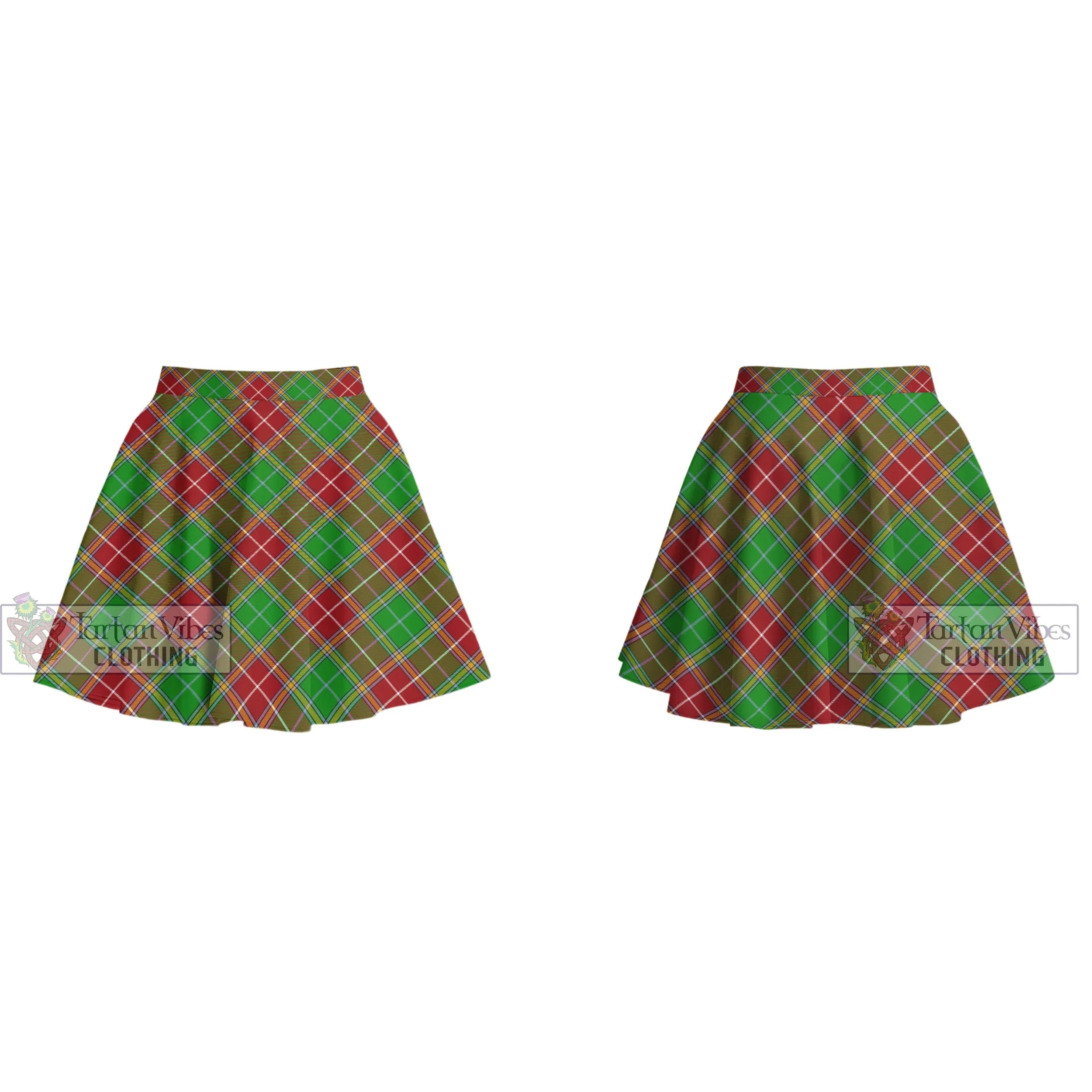 Baxter Modern Tartan Women's Plated Mini Skirt