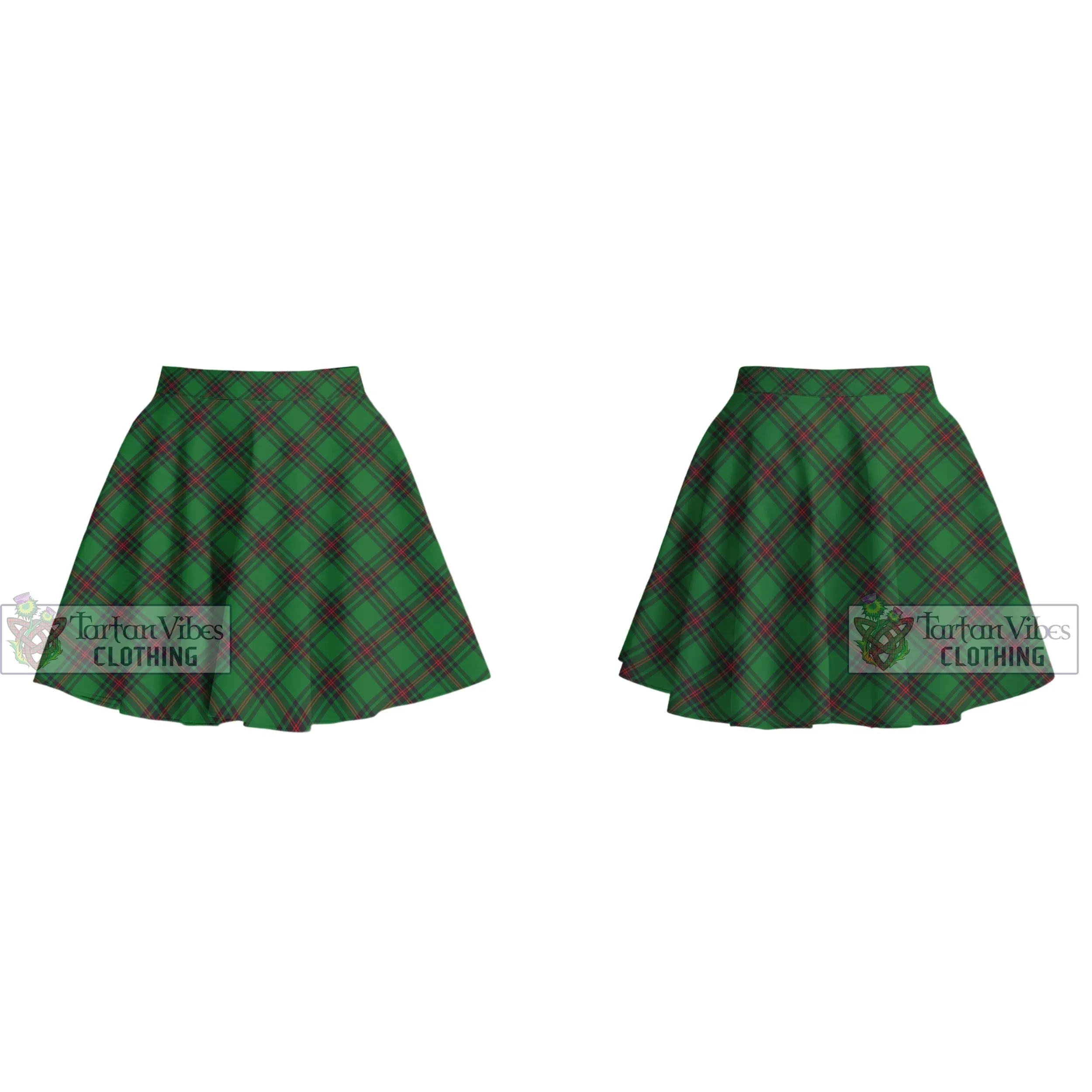 Beveridge Tartan Women's Plated Mini Skirt