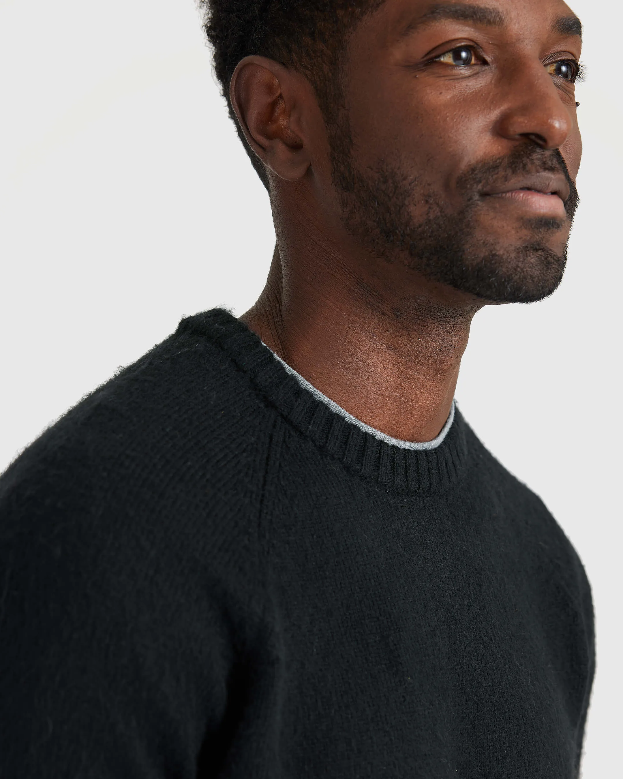 Black Crew Neck Sweater