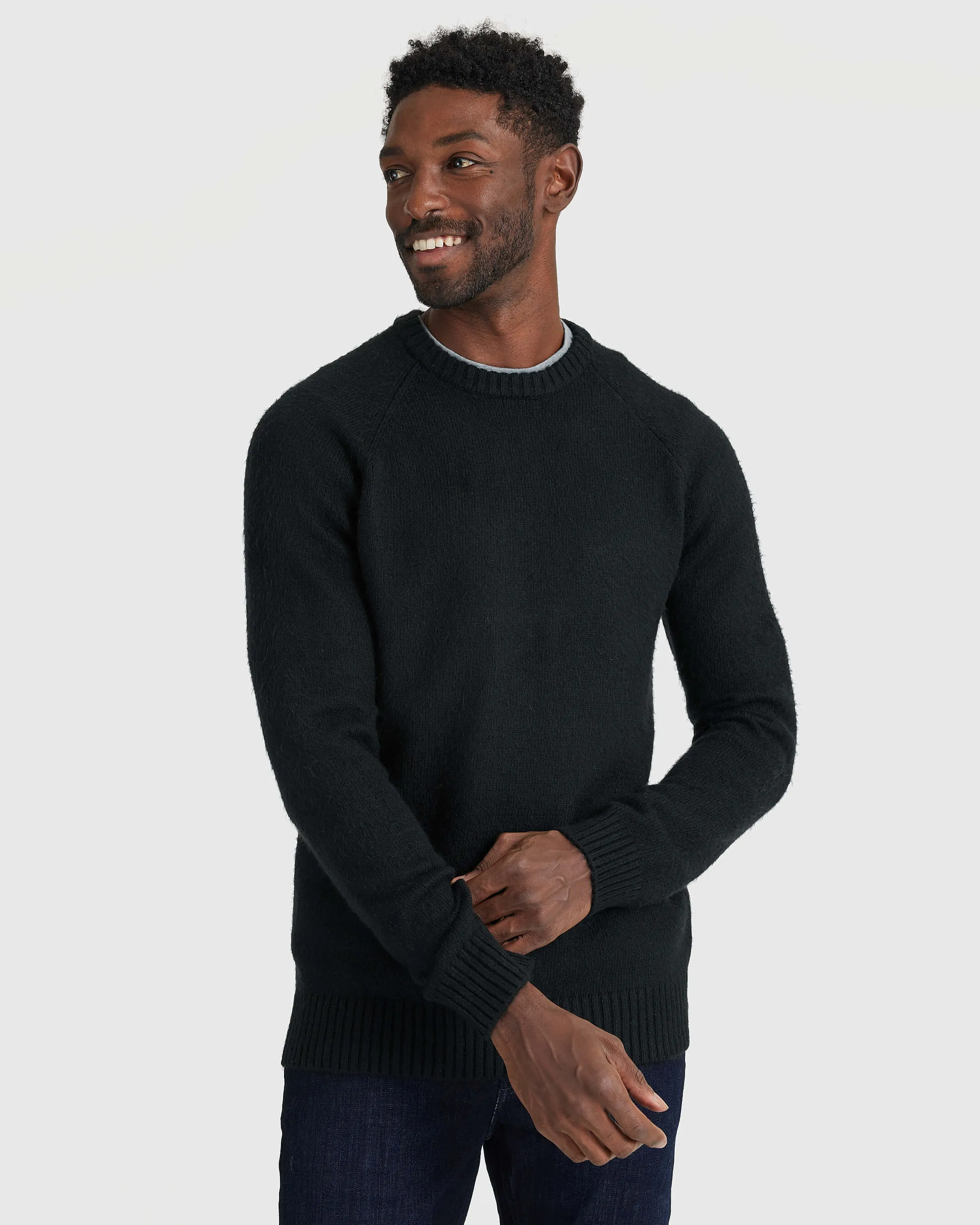 Black Crew Neck Sweater