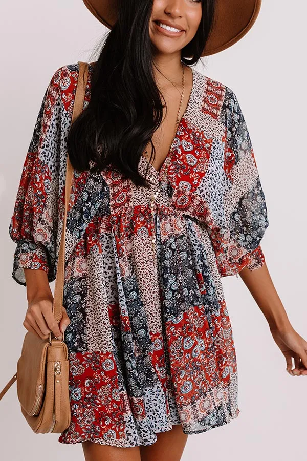 Boho Bombshell Babydoll Dress