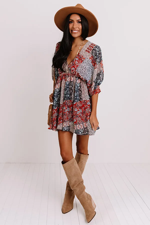 Boho Bombshell Babydoll Dress