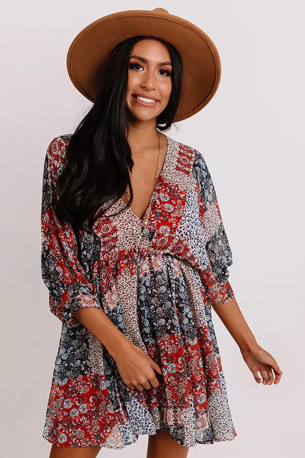 Boho Bombshell Babydoll Dress