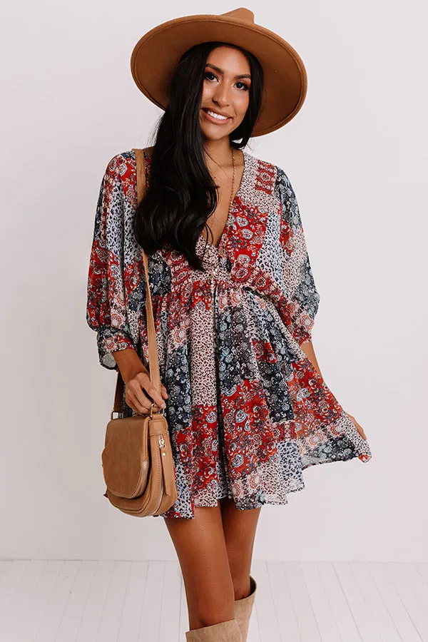 Boho Bombshell Babydoll Dress