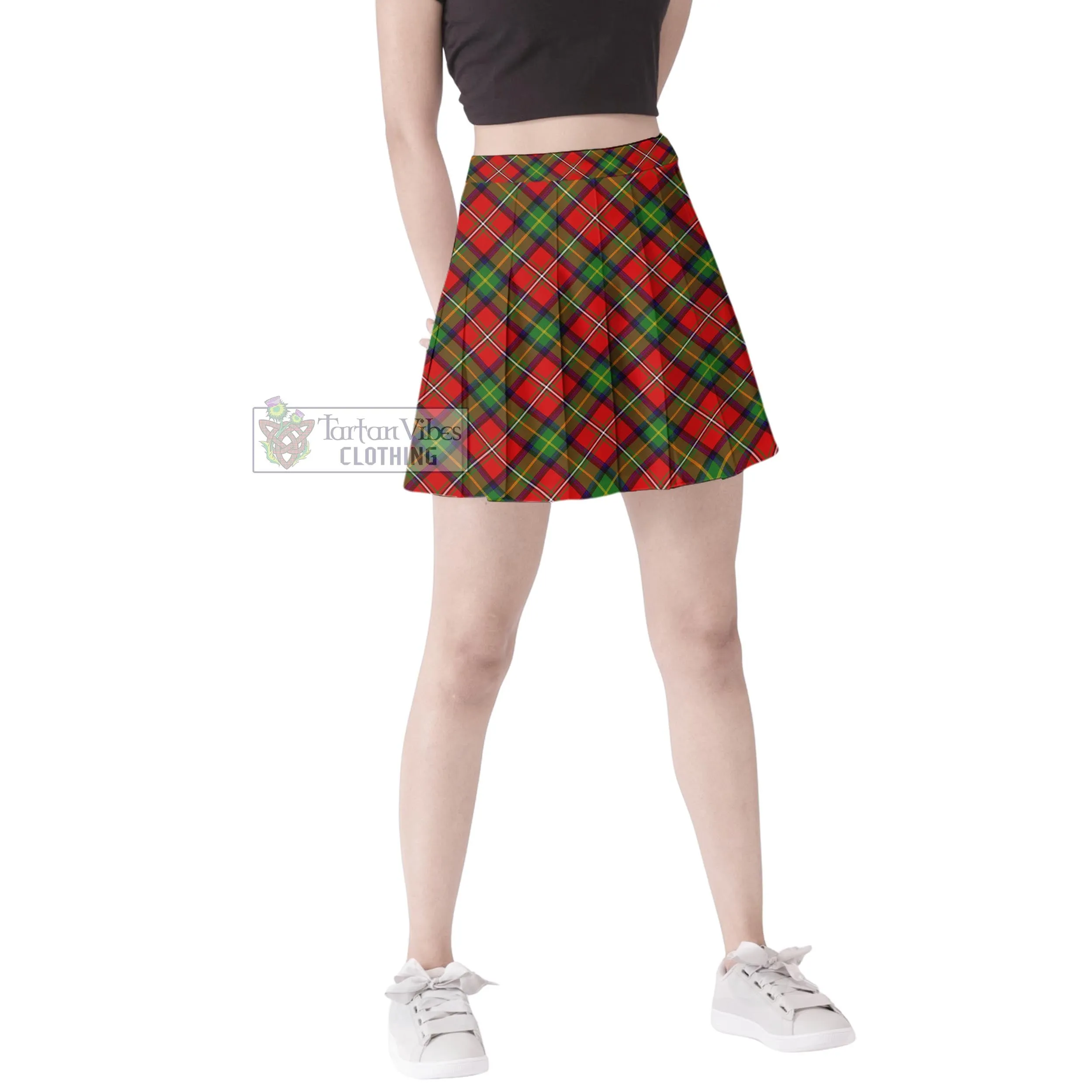 Boyd Tartan Women's Plated Mini Skirt