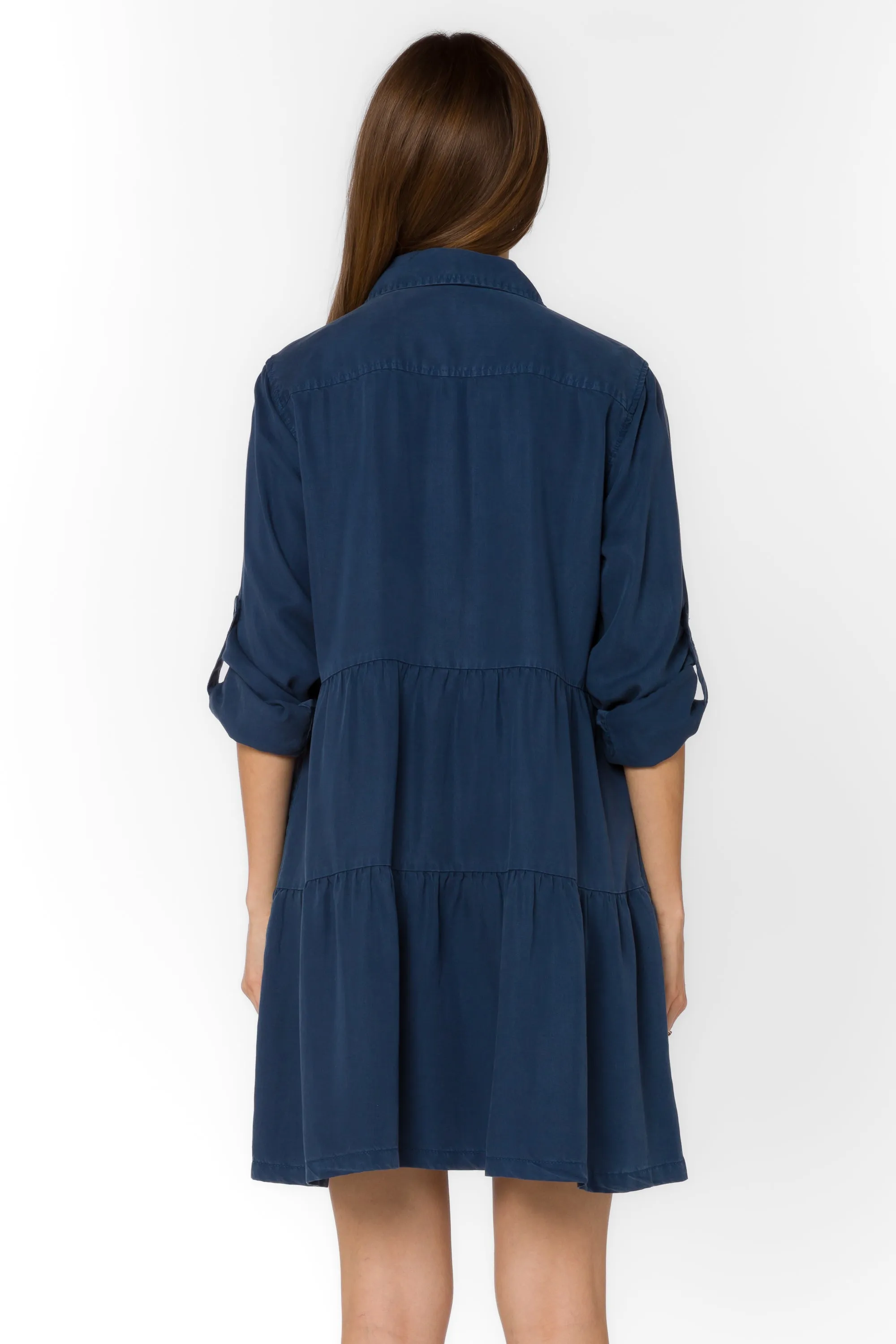 Bree French Navy Dress