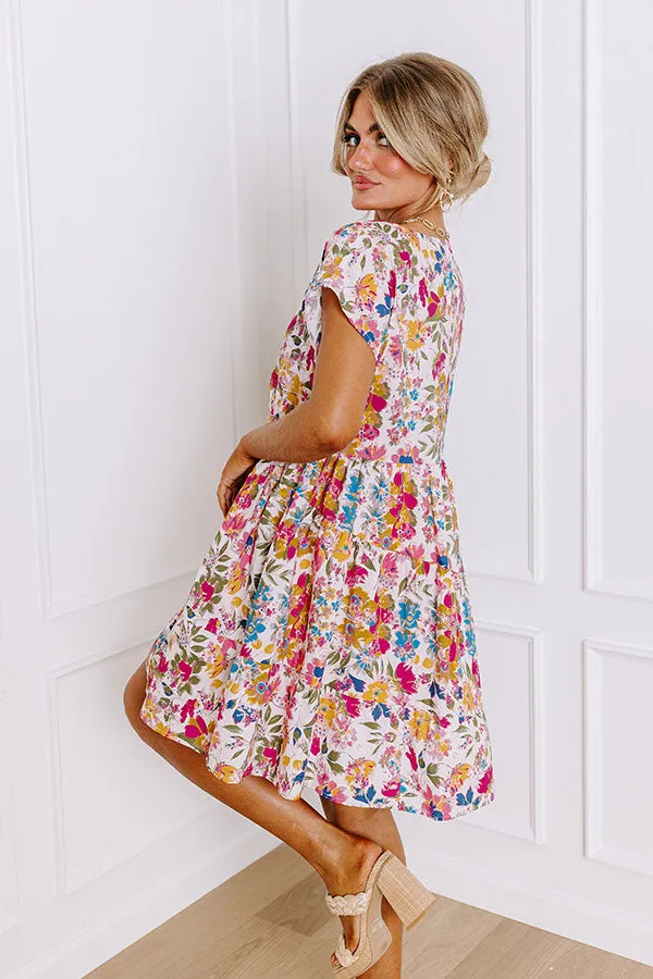 Brunch Date Floral Babydoll Dress