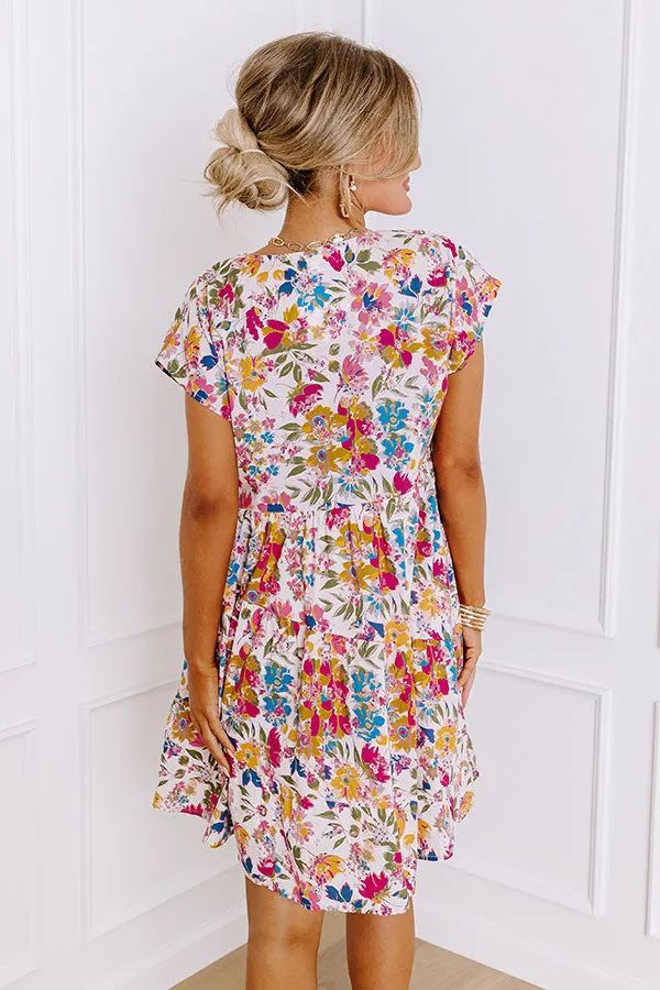 Brunch Date Floral Babydoll Dress