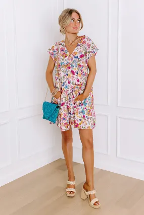 Brunch Date Floral Babydoll Dress