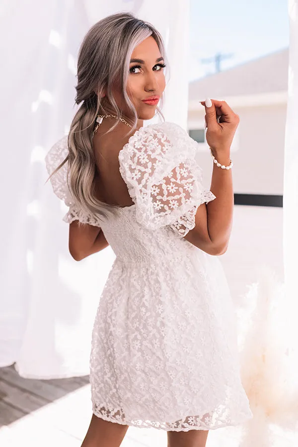 Bubbly Beauty Eyelet Babydoll Dress