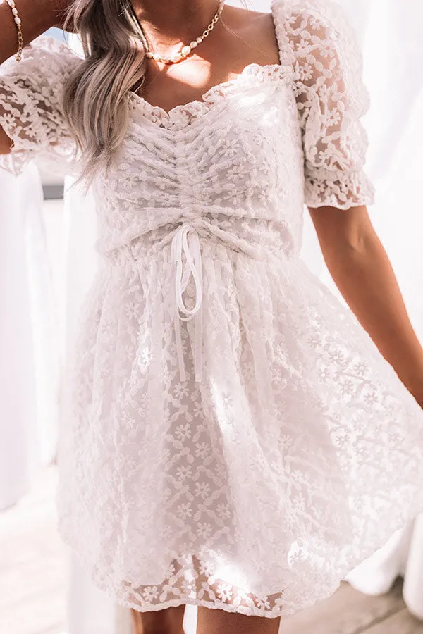 Bubbly Beauty Eyelet Babydoll Dress