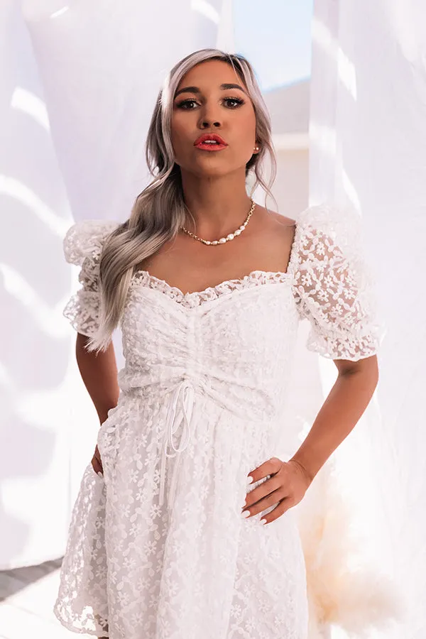 Bubbly Beauty Eyelet Babydoll Dress