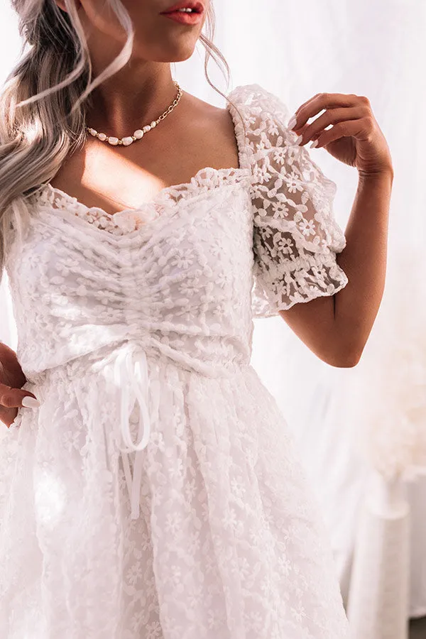 Bubbly Beauty Eyelet Babydoll Dress