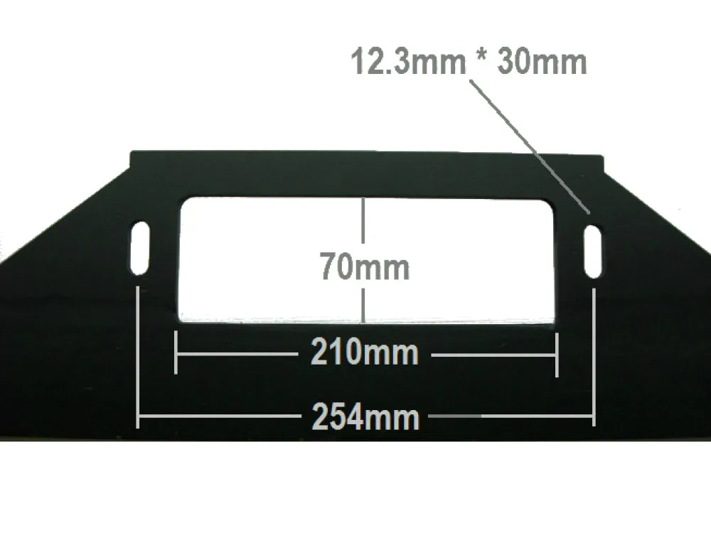 Carbon Offroad Nissan GU Patrol Winch Cradle Mount