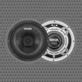 Cicada Audio CM8X 8" Mid-Bass Component Speakers with CMC Cones (Pair)