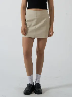 Clarity Mini Skirt - Fog