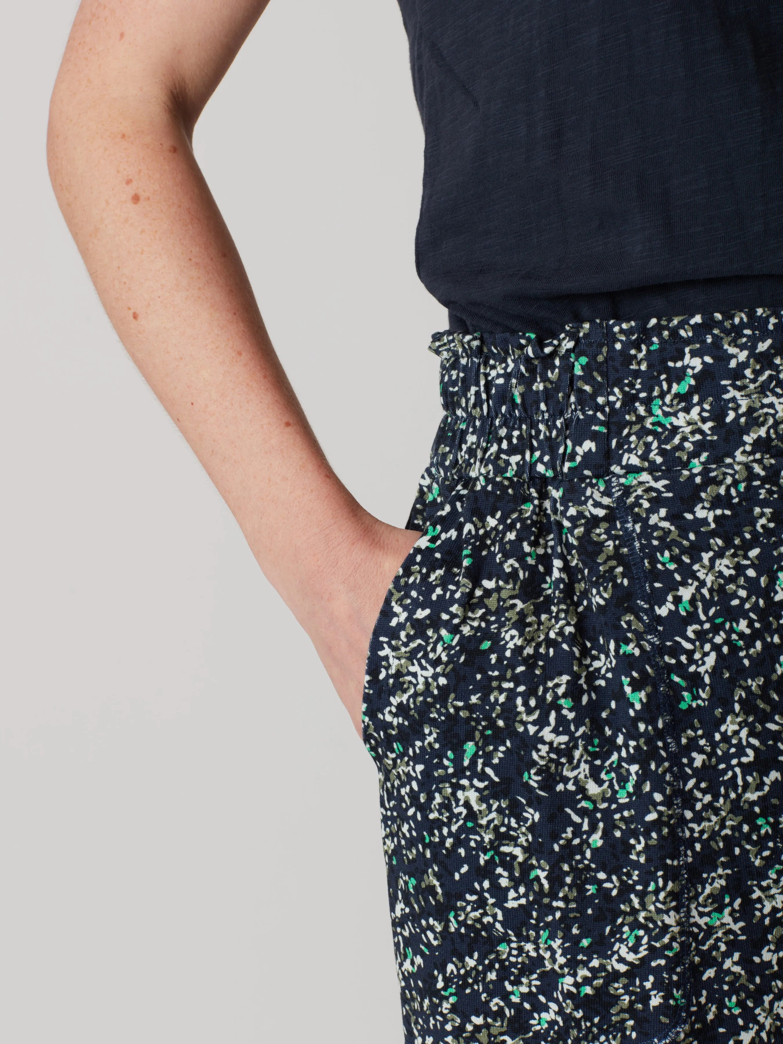 Colette Floral Printed Cotton Skirt