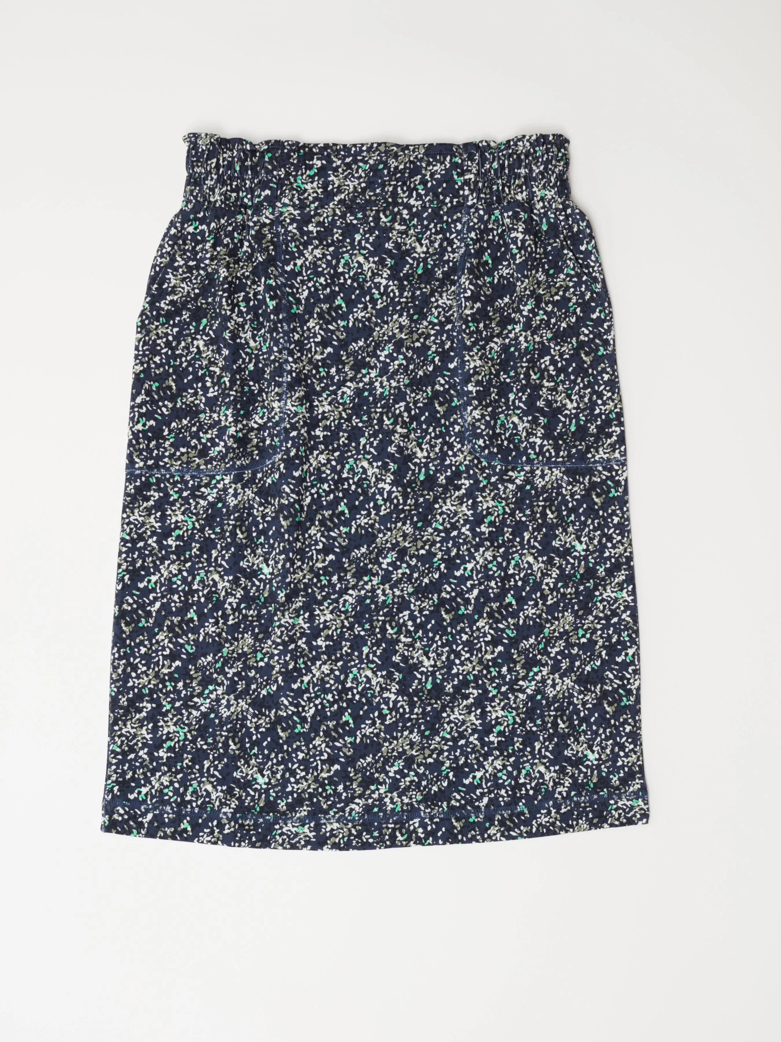 Colette Floral Printed Cotton Skirt