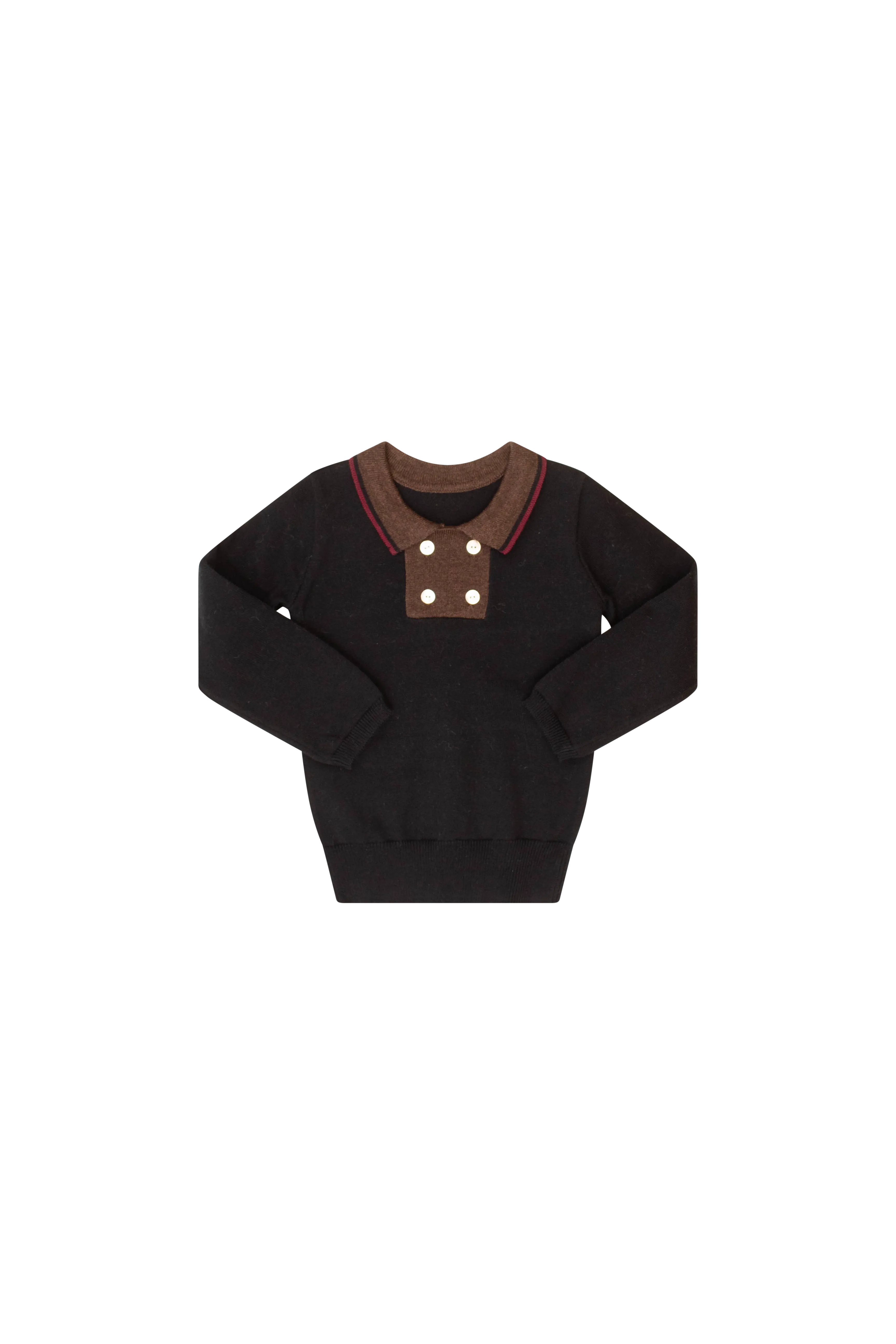 Colorblock black sweater by Kipp