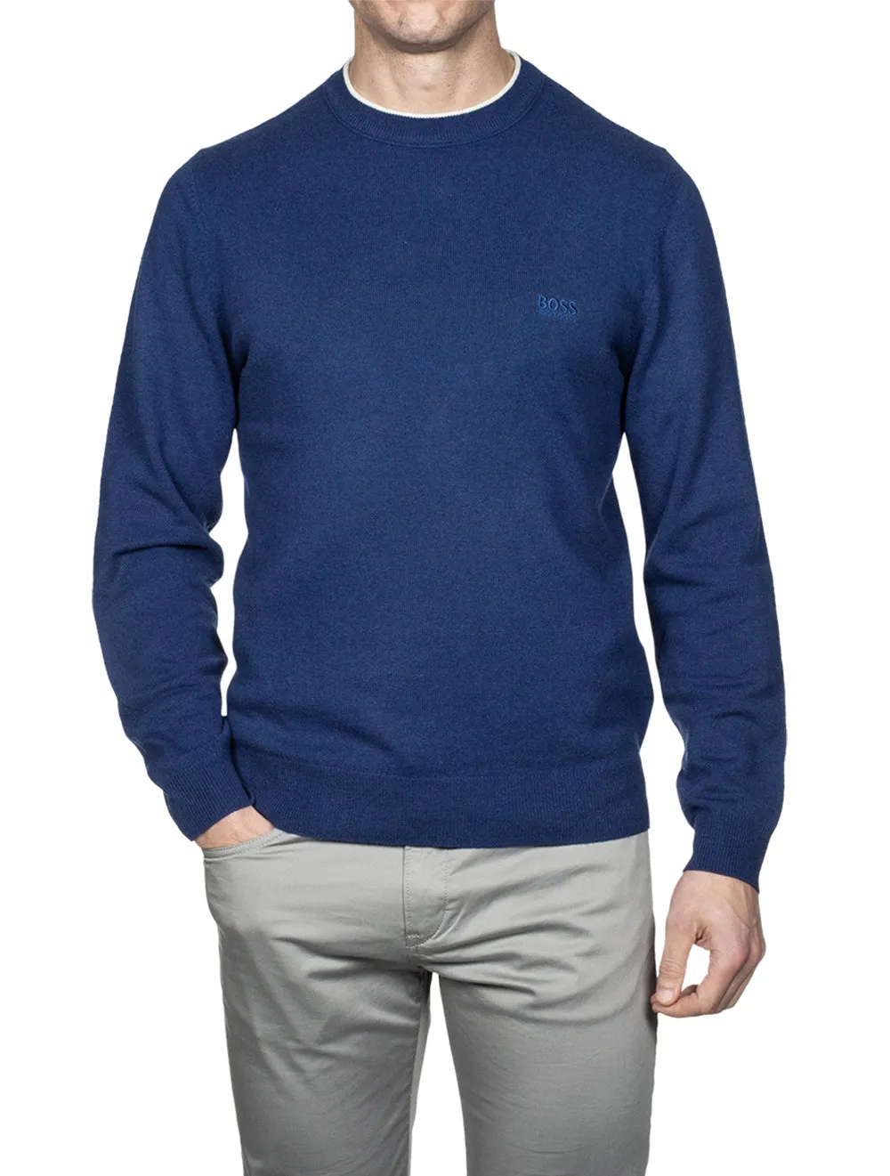 Crewneck Sweater Saxony Blue