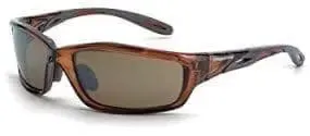 CROSSFIRE - Infinity Premium Safety Eyewear, Crystal Brown