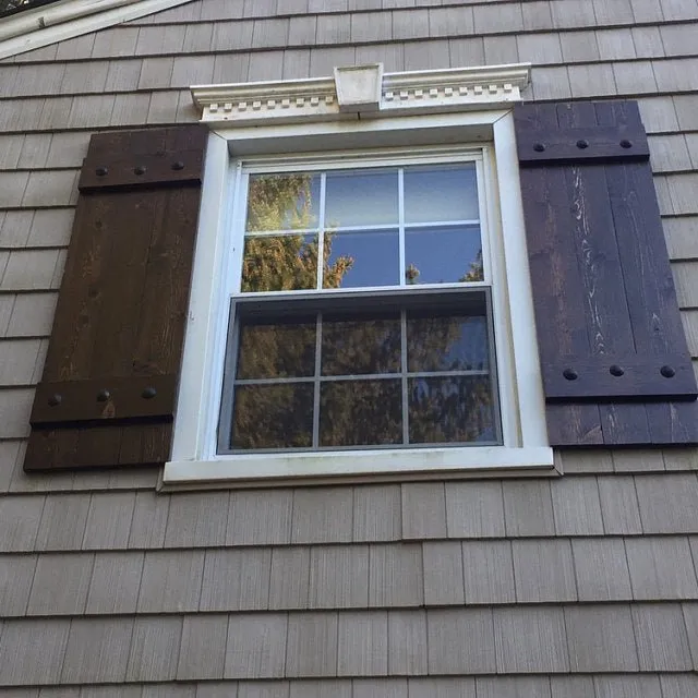 Custom RUSTIC Cedar Exterior Shutters