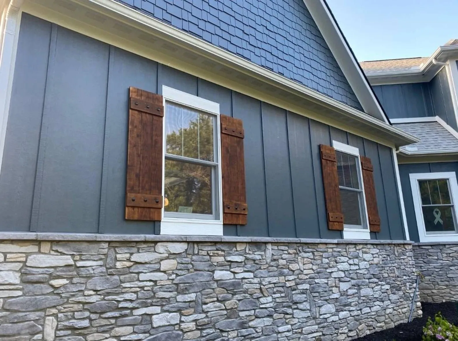 Custom RUSTIC Cedar Exterior Shutters