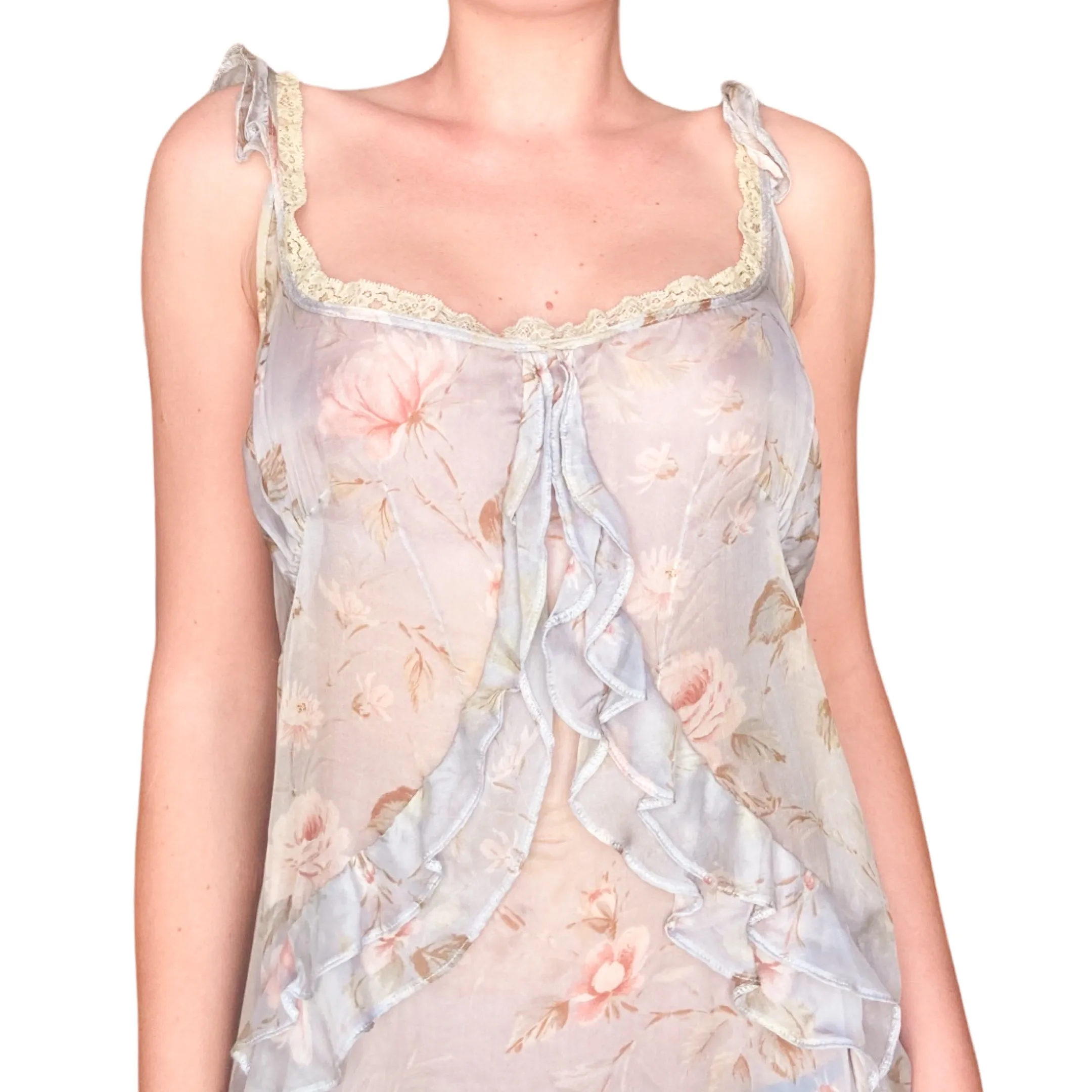 D&G S/S 2004 silk babydoll dress