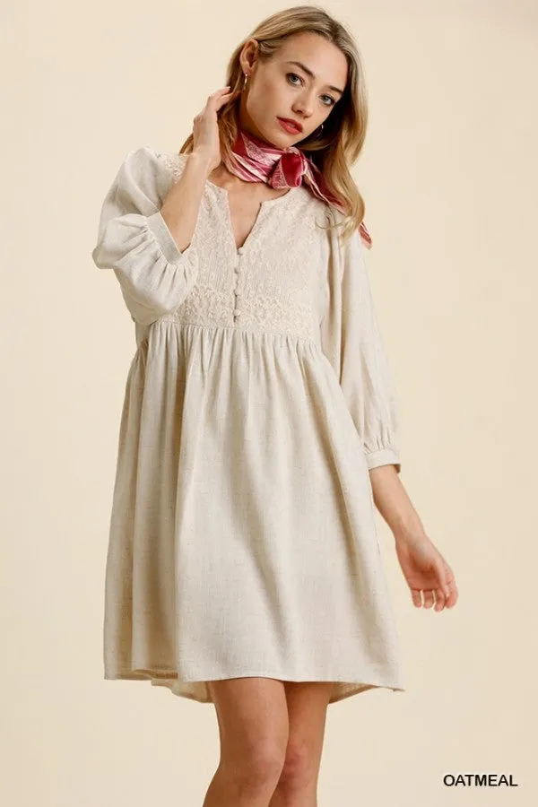 Dancing Alone Embroidered Dress