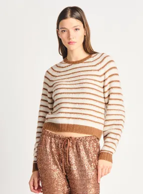 Dex Striped Sequin Sweater