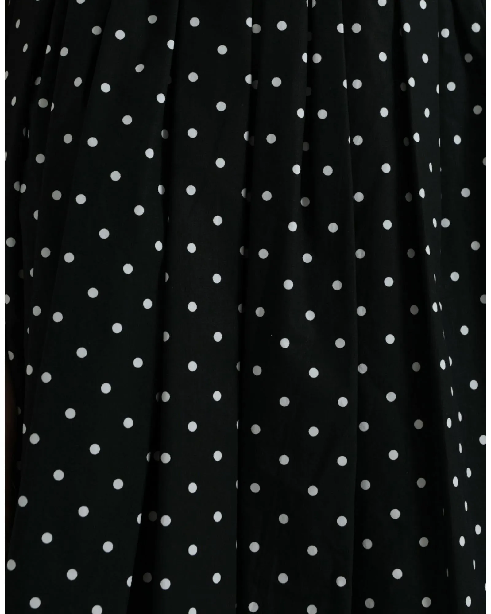 Dolce & Gabbana Polka Dot Skirt - Black