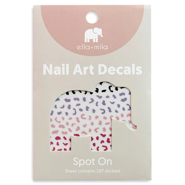 ella mila -  Nail Art Decal - Spot On - Cheetah